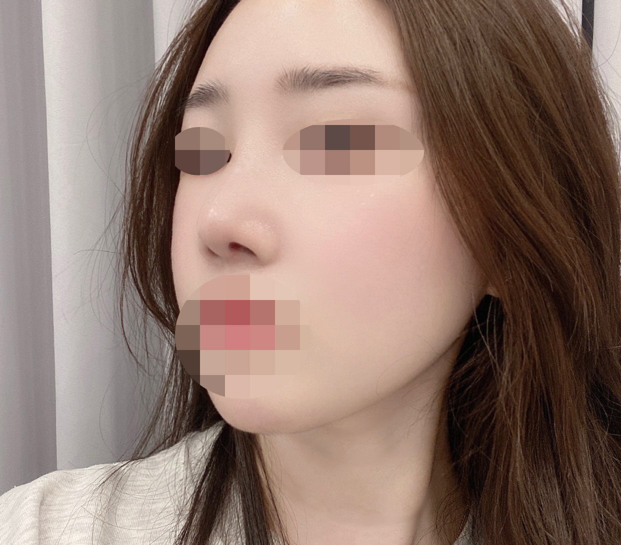 코끝이 미친듯이 만족스럽습니다