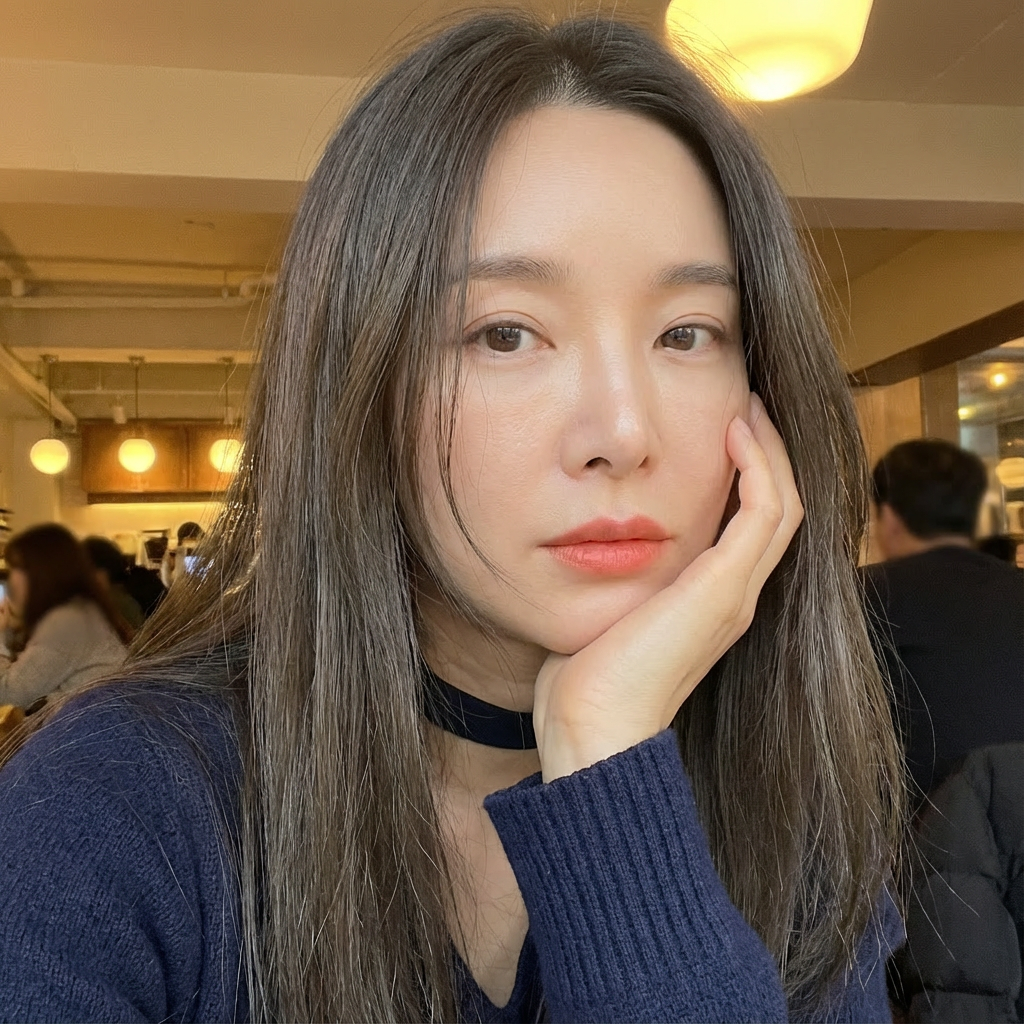 피곤해 보이던 눈가가 화사하게 달라졌어요