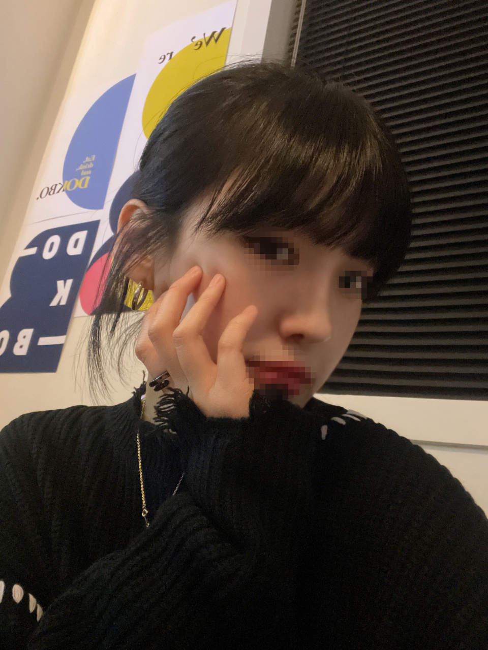 무보형물로 코끝만 했어요!