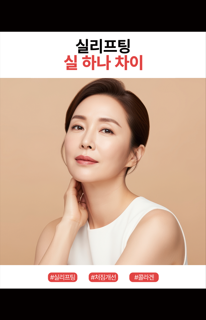실리프팅, 실 하나 차이!